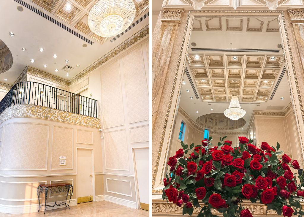 Photo of Chateau Le Jardin event venue decorated with roses