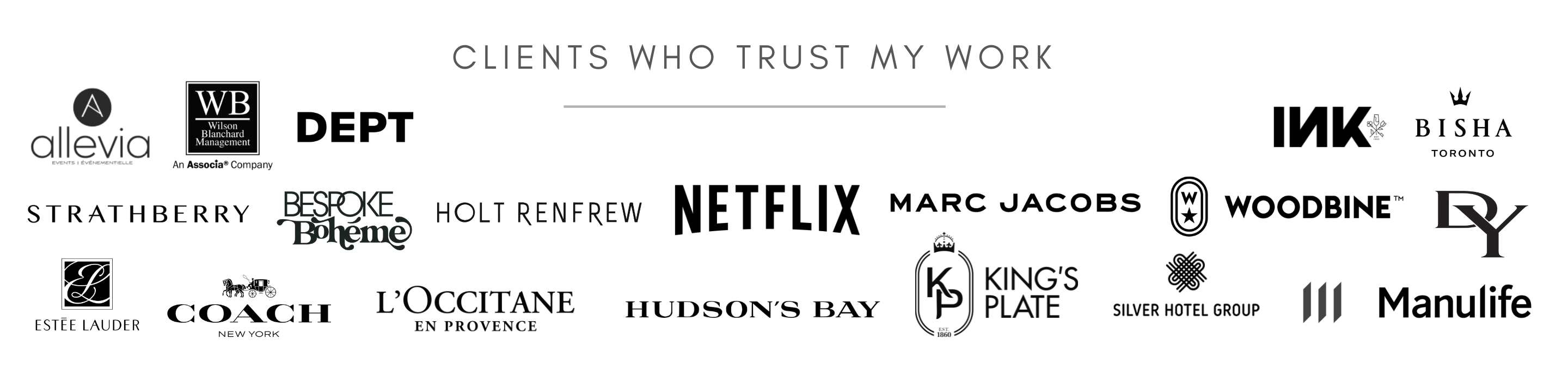 picture of a compilation of tehremy's client logos