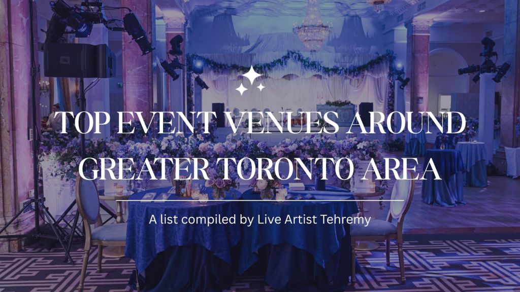 Text and image about top event venues around toronto