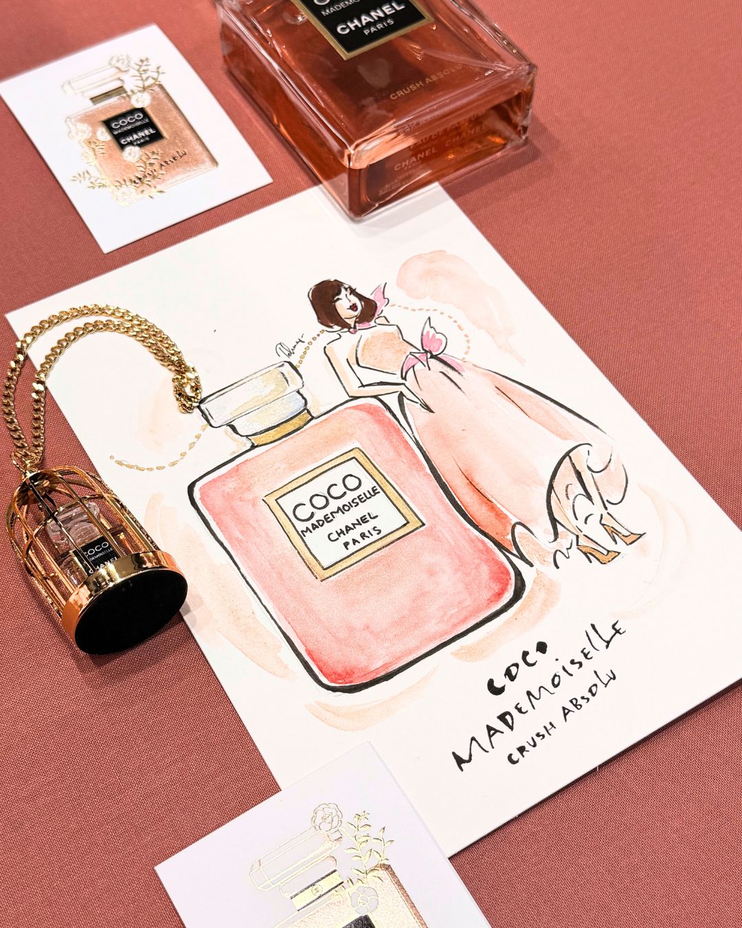 live fashion illustration by tehremy